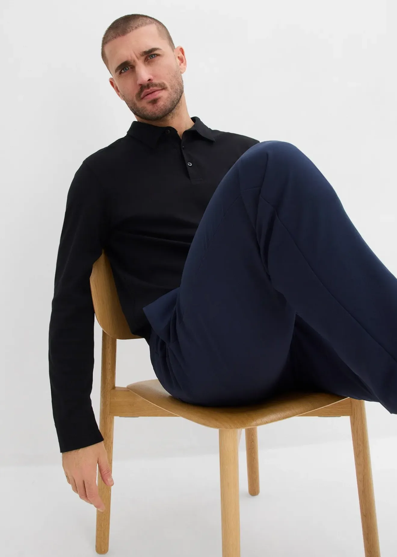 Homme bonprix Costumes|Pantalons|Pantalon de costume à taille élastiquée