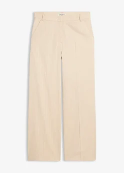 bonprix Pantalon de costume rayé|Femme Pantalons