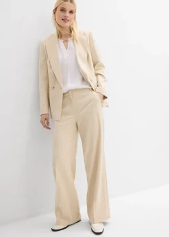 bonprix Pantalon de costume rayé|Femme Pantalons