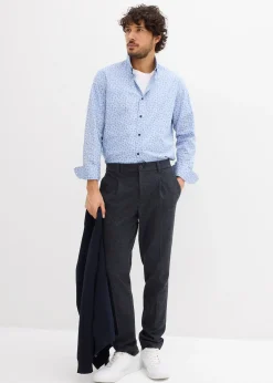 Homme bonprix Pantalons|Pantalon de costume regular à taille élastiquée, fuselé