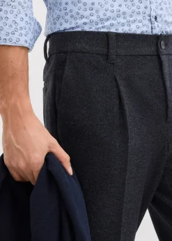 Homme bonprix Pantalons|Pantalon de costume regular à taille élastiquée, fuselé