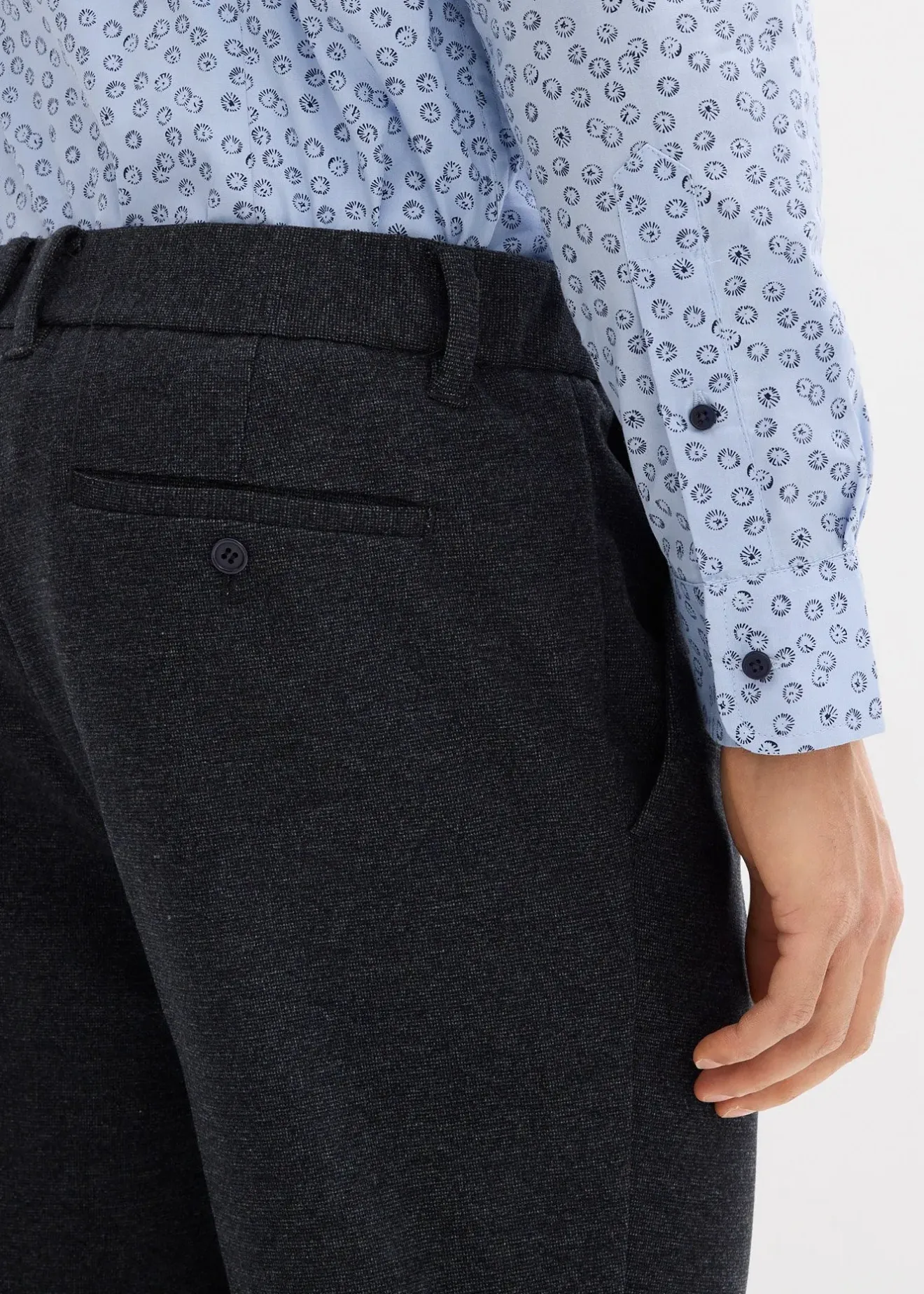 Homme bonprix Pantalons|Pantalon de costume regular à taille élastiquée, fuselé