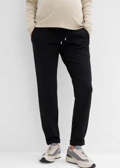 bonprix Pantalon de grossesse à taille élastiquée en jersey milano|Femme Femme Enceinte