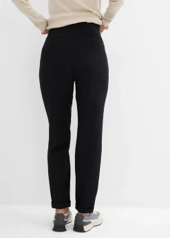 bonprix Pantalon de grossesse à taille élastiquée en jersey milano|Femme Femme Enceinte