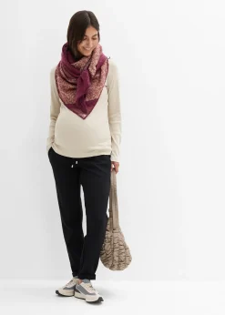 bonprix Pantalon de grossesse à taille élastiquée en jersey milano|Femme Femme Enceinte