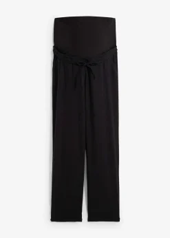 bonprix Pantalon de grossesse en lin majoritaire, droit|Femme Femme Enceinte