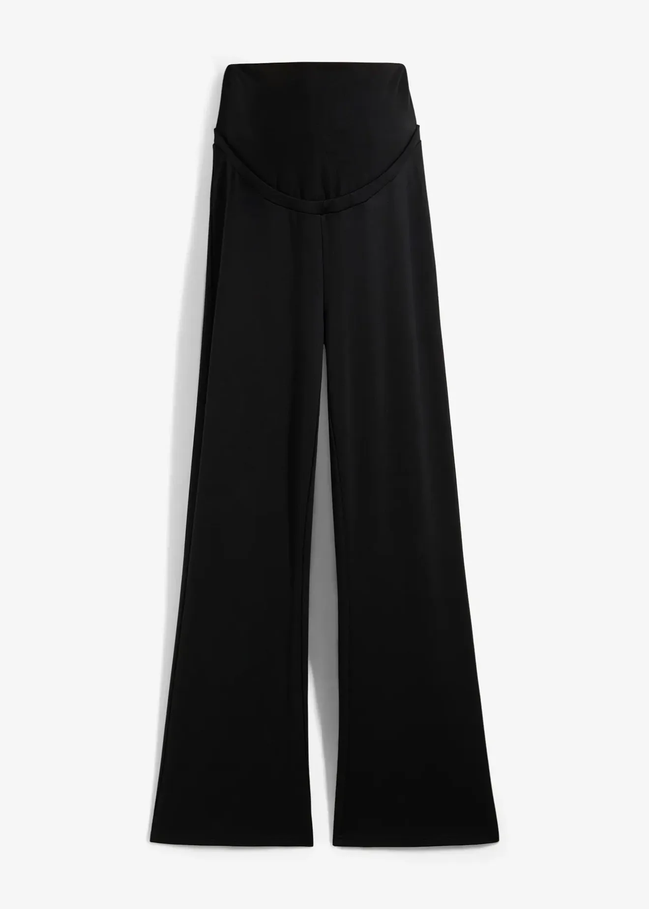 bonprix Pantalon de grossesse en jersey milano, jambes légèrement évasées|Femme Femme Enceinte