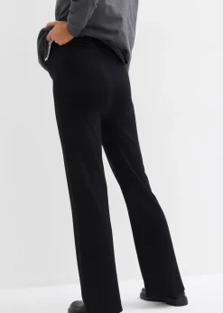 bonprix Pantalon de grossesse en jersey milano, jambes légèrement évasées|Femme Femme Enceinte