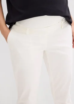 bonprix Pantalon de grossesse élégant avec jambe droite|Femme Femme Enceinte
