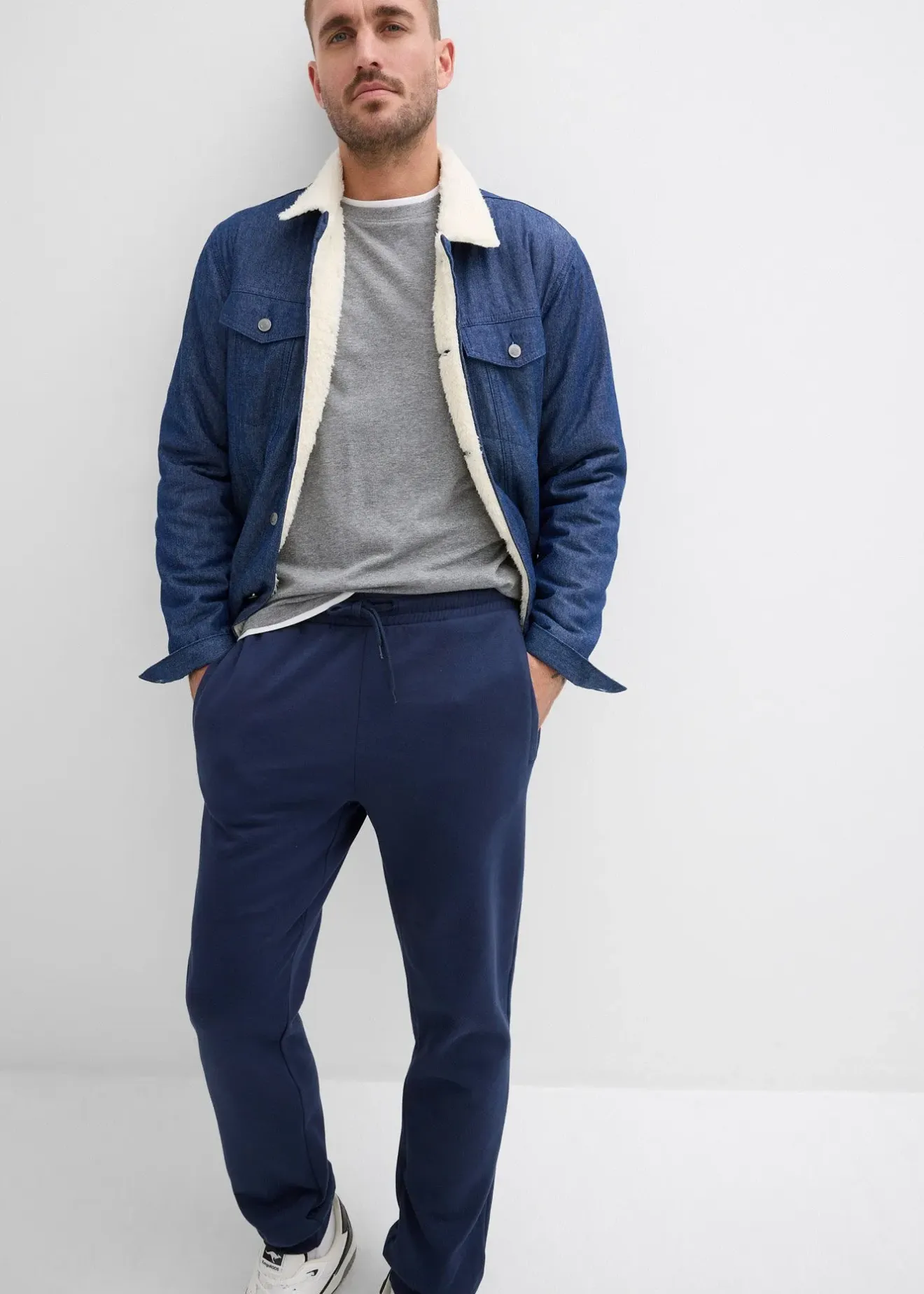 bonprix Pantalon de jogging 100% coton, Regular|Homme Vêtements De Sport|Sweats