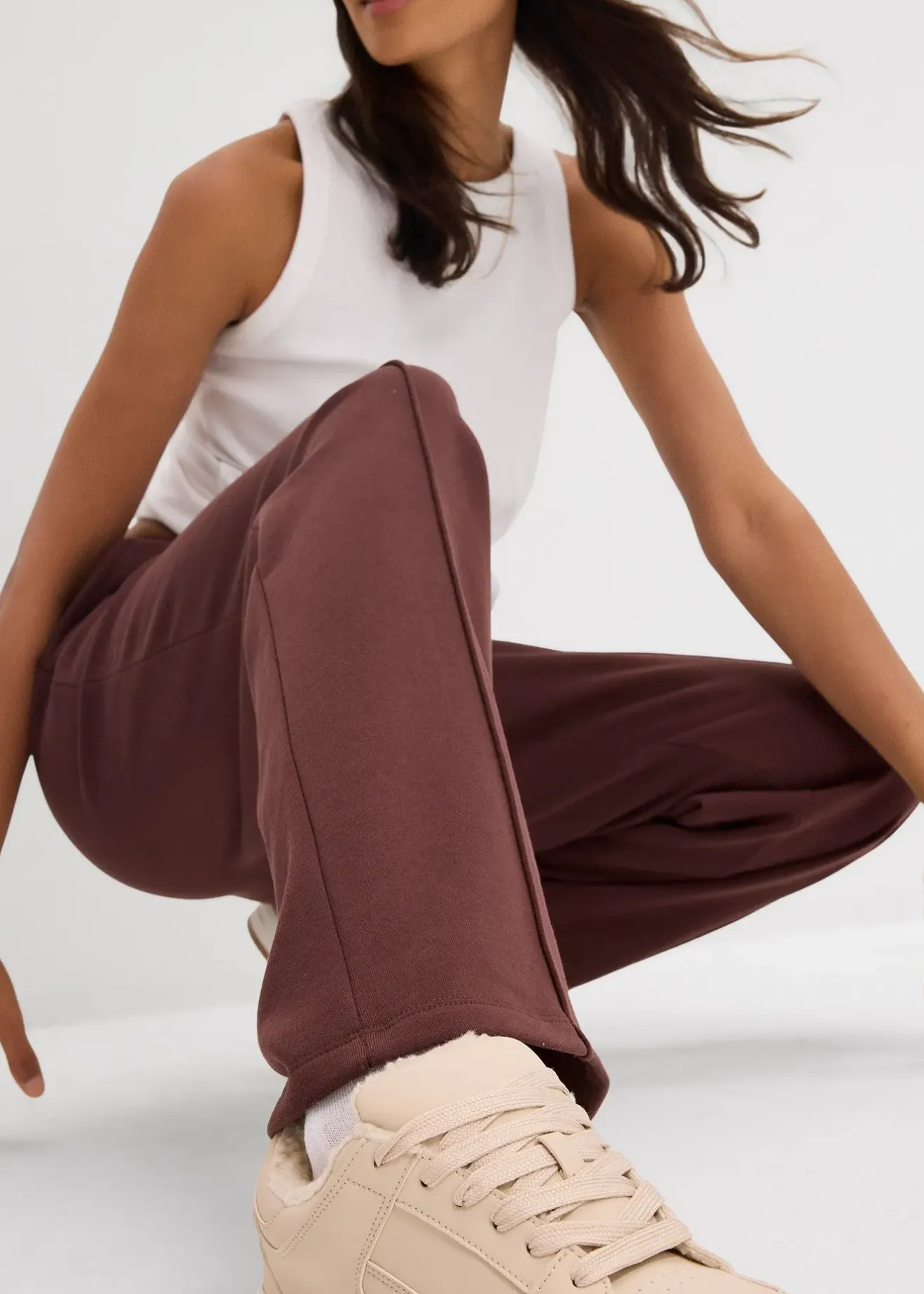 Femme bonprix Sweats|Pantalons|Pantalon de jogging 100% coton