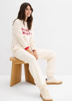 bonprix Pantalon de jogging 100% coton|Femme Sweats|Pantalons