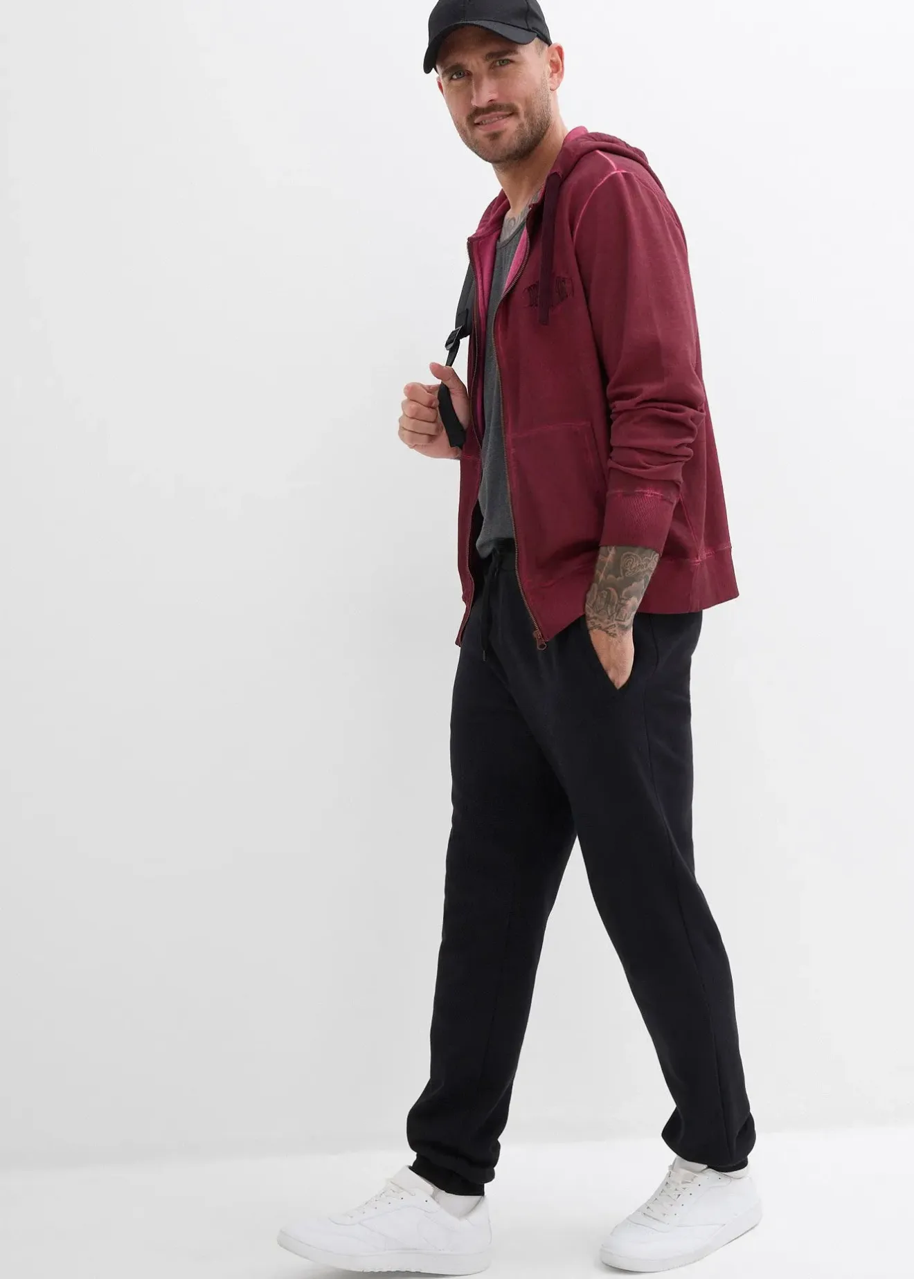 Homme bonprix Vêtements De Sport|Sweats|Pantalon de jogging 100% coton, Regular