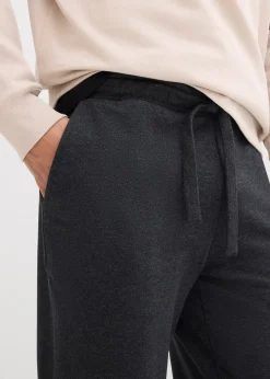 bonprix Pantalon de jogging à jambes droites, intérieur gratté doux|Homme Vêtements De Sport|Sweats