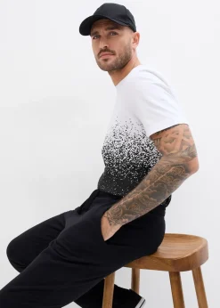 Homme bonprix Vêtements De Sport|Sweats|Pantalon de jogging à jambes droites, intérieur gratté doux