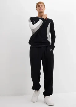 bonprix Pantalon de jogging ample, 100% coton|Homme Vêtements De Sport|Sweats