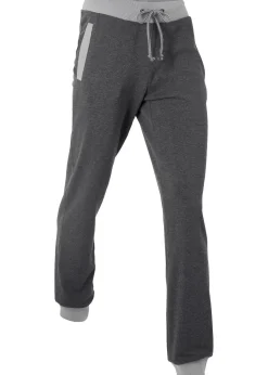 bonprix Pantalon de jogging avec bord-côtes contrastés|Femme Sweats|Pantalons