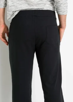 bonprix Pantalon de jogging avec détails sportifs, 100% coton|Homme Vêtements De Sport|Sweats