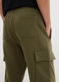 Homme bonprix Vêtements De Sport|Pantalons|Pantalon de jogging avec poches cargo, loose