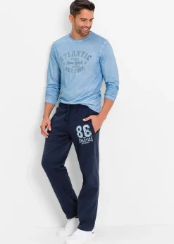Homme bonprix Vêtements De Sport|Sweats|Pantalon de jogging avec détails sportifs, 100% coton