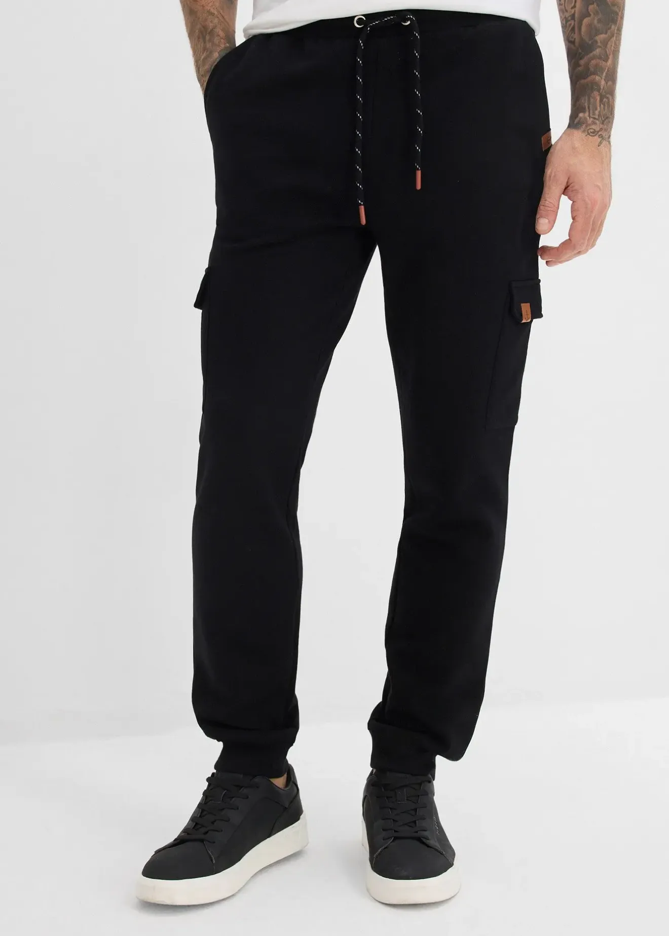 bonprix Pantalon de jogging cargo 100% coton|Homme Vêtements De Sport|Sweats