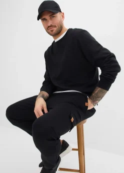 bonprix Pantalon de jogging cargo 100% coton|Homme Vêtements De Sport|Sweats