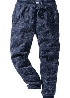 Homme bonprix Vêtements De Sport|Sweats|Pantalon de jogging chiné à finitions côtelées