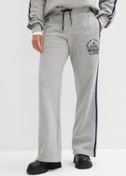 Femme bonprix Sweats|Pantalons|Pantalon de jogging doux en coton mélangé