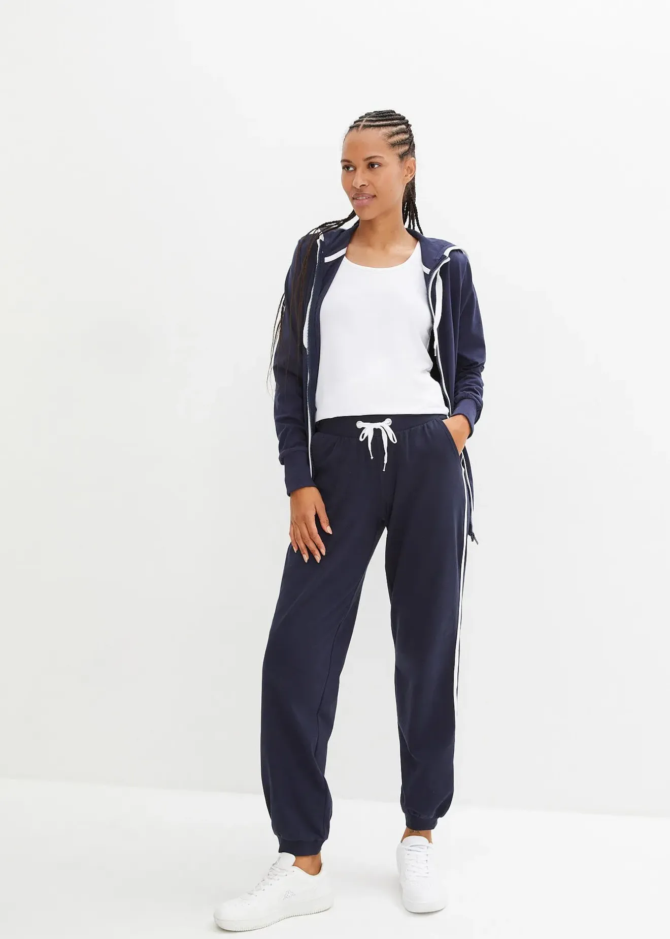 bonprix Pantalon de jogging en coton|Femme Sweats|Pantalons