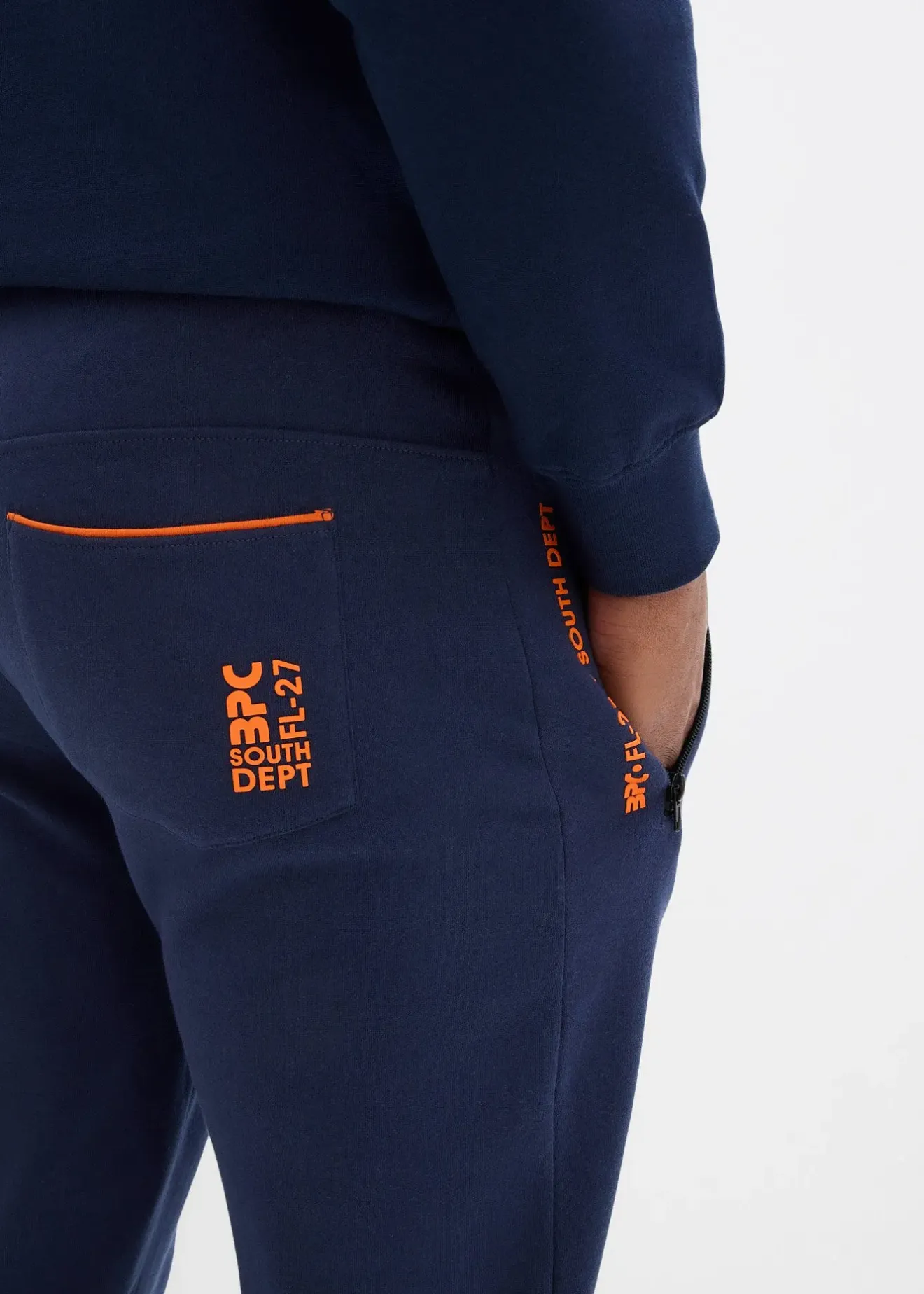bonprix Pantalon de jogging en coton avec poches zippées pratiques|Homme Vêtements De Sport|Sweats