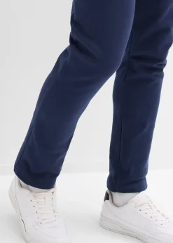 bonprix Pantalon de jogging en coton avec poches zippées pratiques|Homme Vêtements De Sport|Sweats