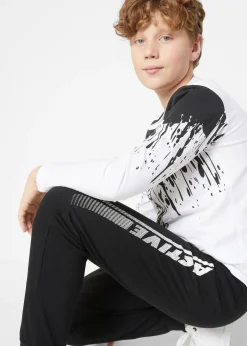 Enfant bonprix Vêtements Enfant|Garçons 9-16 Ans·Pantalons|Pantalon de jogging en coton mélangé doux