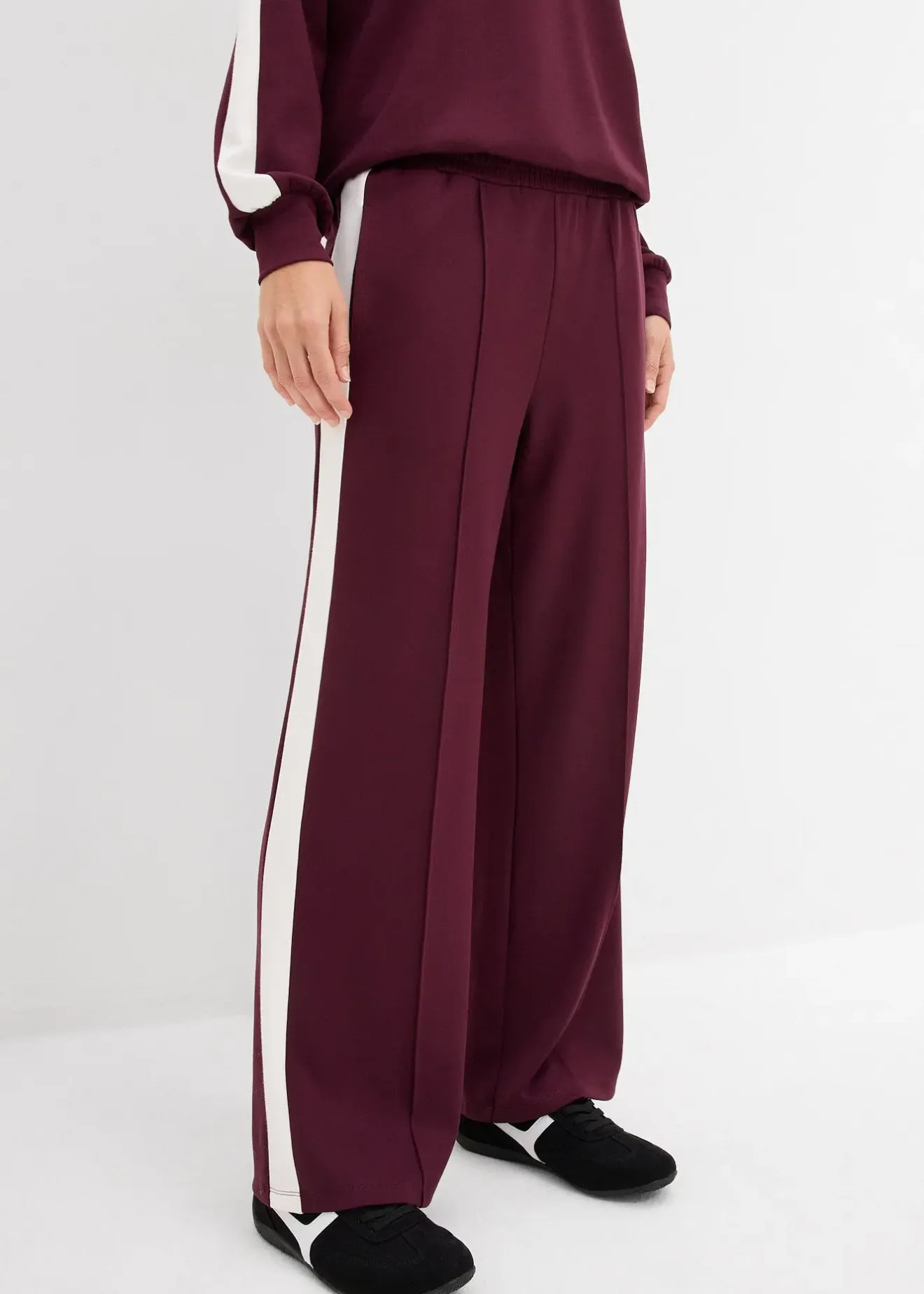 Femme bonprix Sweats|Pantalons|Pantalon de jogging en interlock