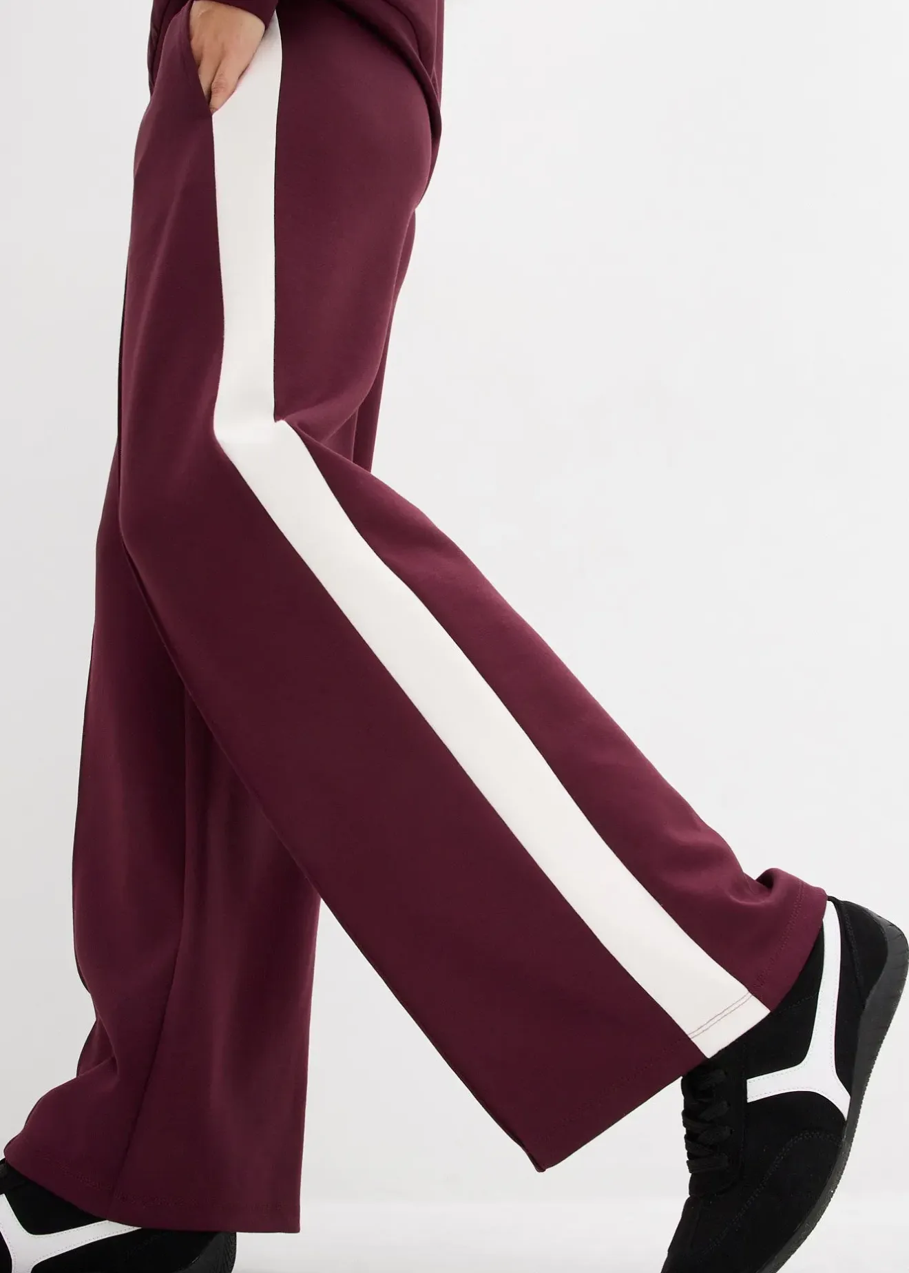 Femme bonprix Sweats|Pantalons|Pantalon de jogging en interlock