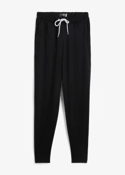 Femme bonprix Basiques|Sweats|Pantalon de jogging en matière légère