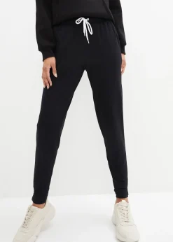 Femme bonprix Basiques|Sweats|Pantalon de jogging en matière légère