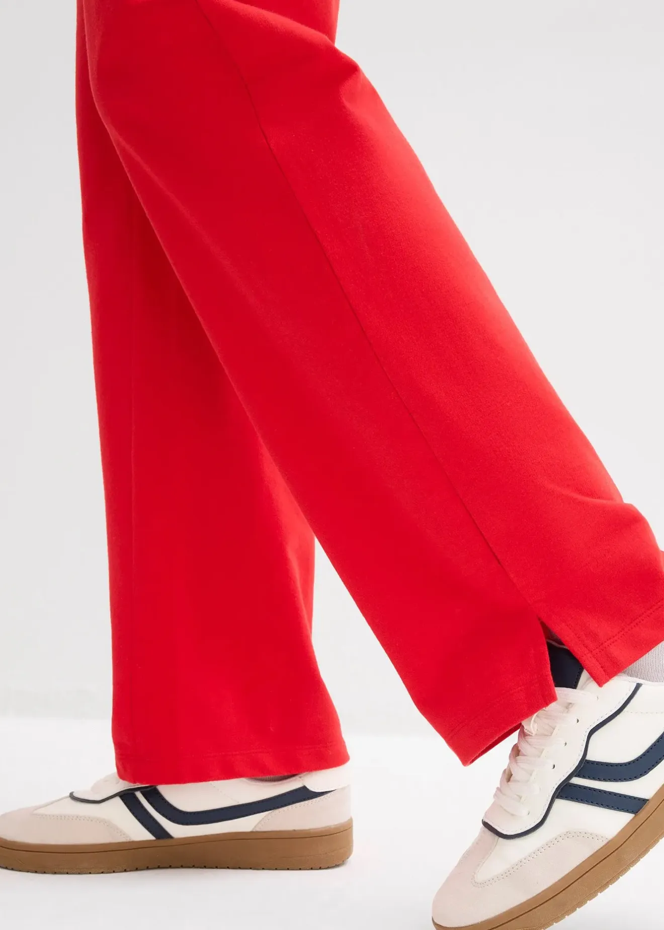 Femme bonprix Basiques|Sweats|Pantalon de jogging large 100% coton