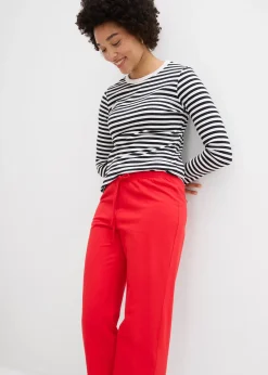 Femme bonprix Basiques|Sweats|Pantalon de jogging large 100% coton