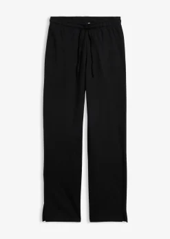 bonprix Pantalon de jogging large 100% coton|Femme Basiques|Sweats