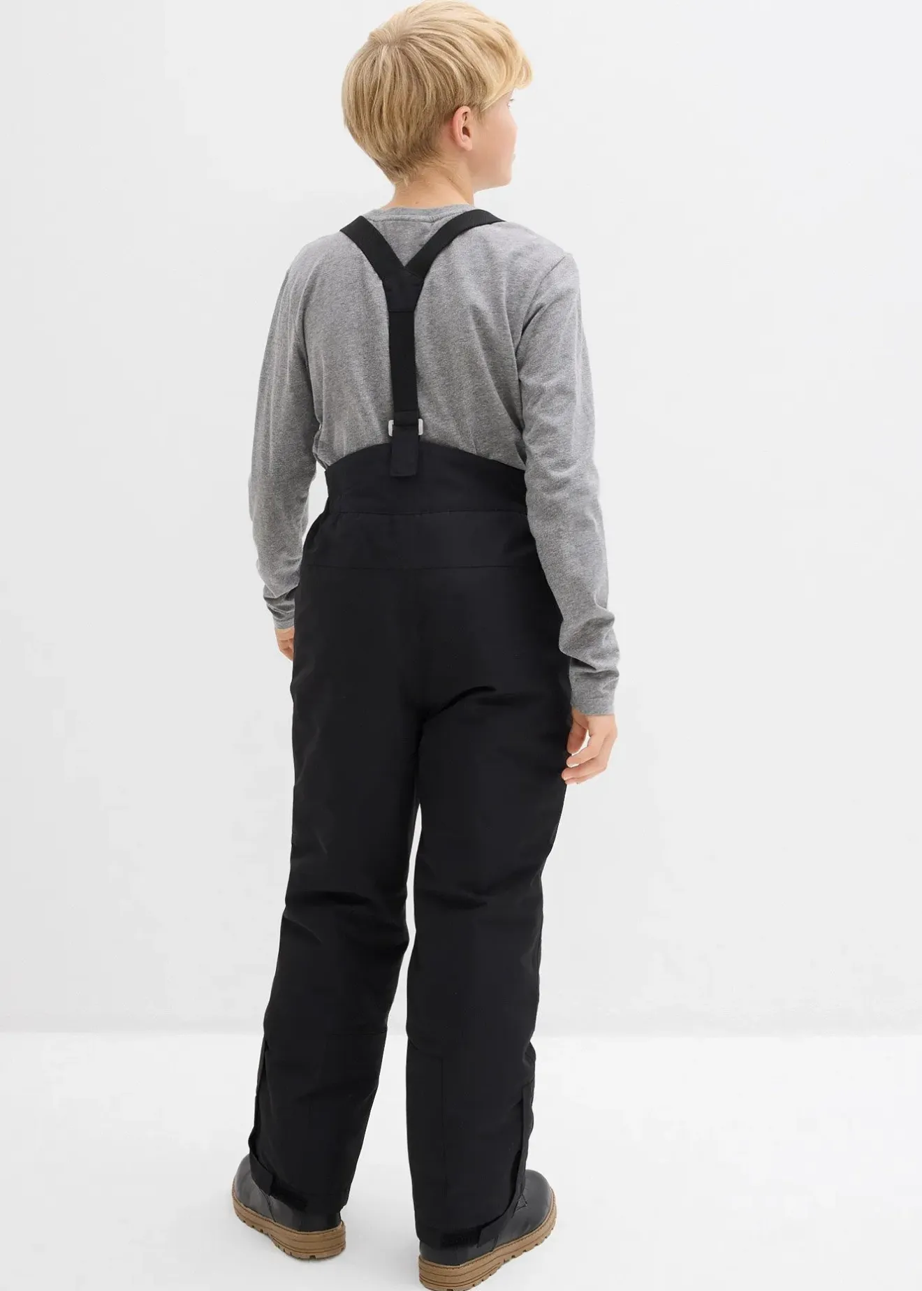 Enfant bonprix Vêtements Enfant|Garçons 9-16 Ans·Vestes Outdoor|Pantalon de ski imperméable à bretelles et détails réfléchissants