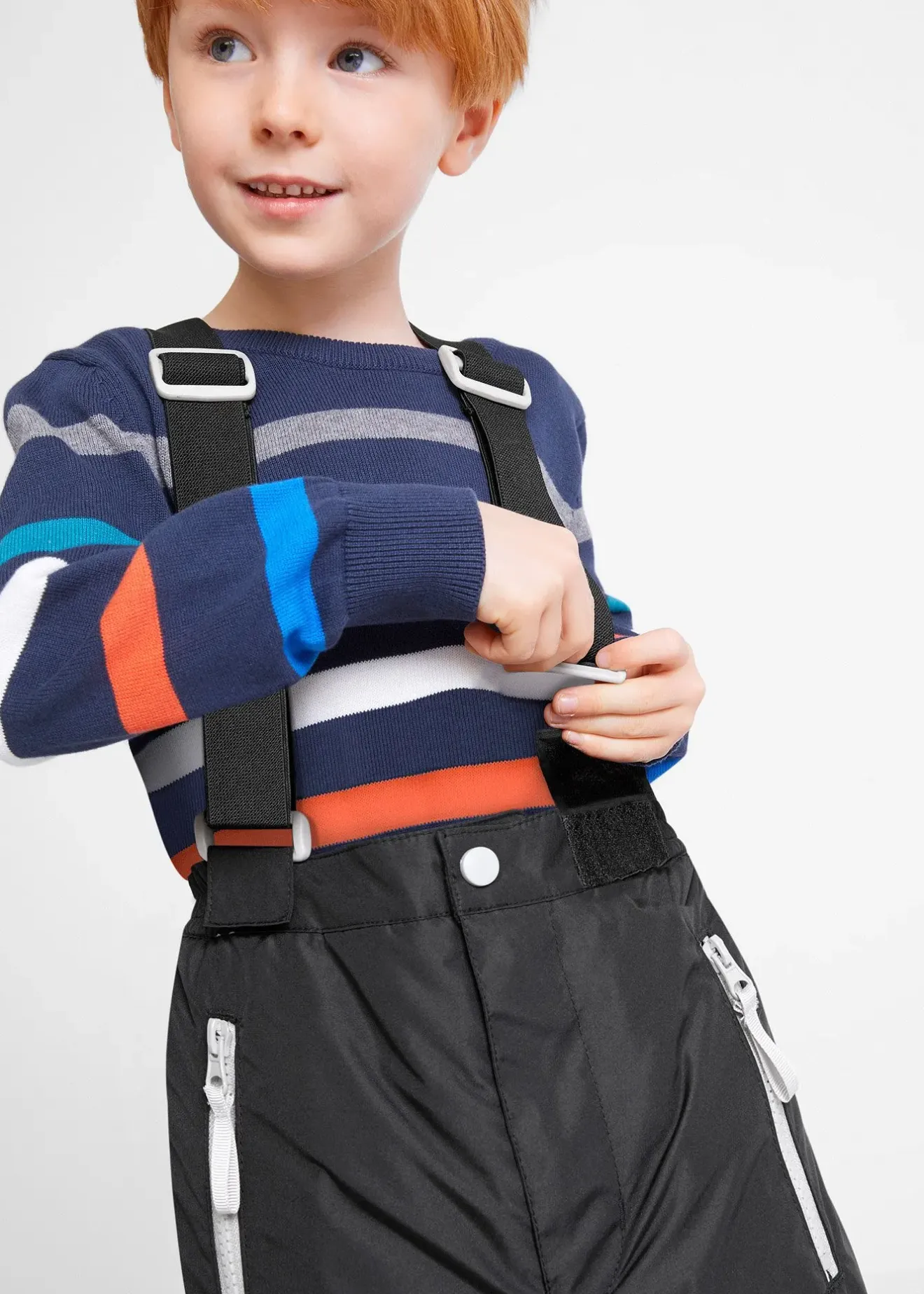 Enfant bonprix Vêtements Enfant|Garçons 9-16 Ans·Vestes Outdoor|Pantalon de ski imperméable à bretelles et détails réfléchissants
