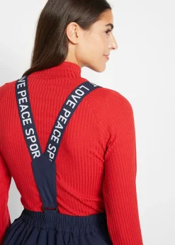 bonprix Pantalon de ski thermo avec bretelles amovibles, imperméable, Straight|Femme Vêtements Thermiques|Vêtements De Plein Air