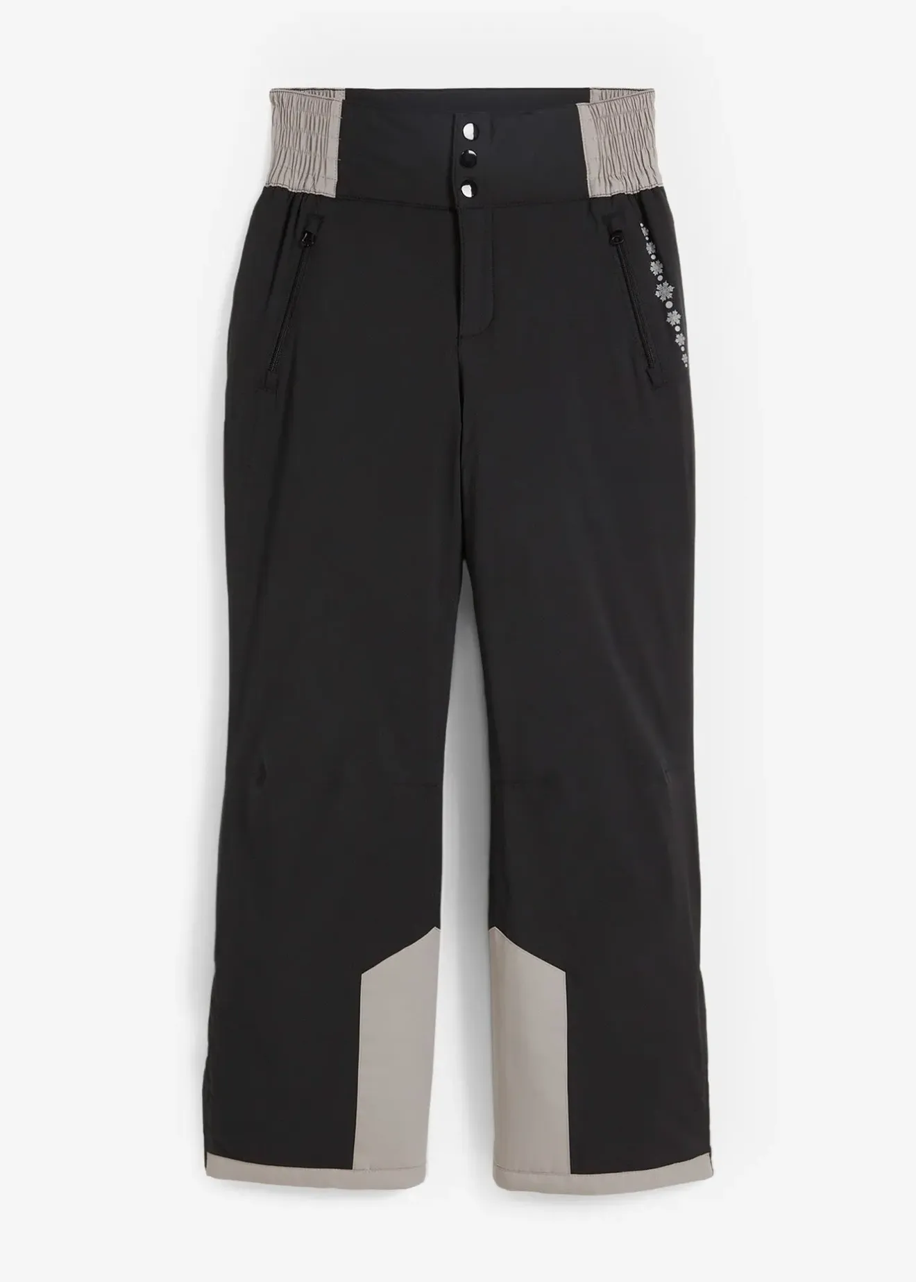 Femme bonprix Vêtements Thermiques|Vêtements De Plein Air|Pantalon de ski thermo fonctionnel coupe haute avec taille confortable, étanche, Straight