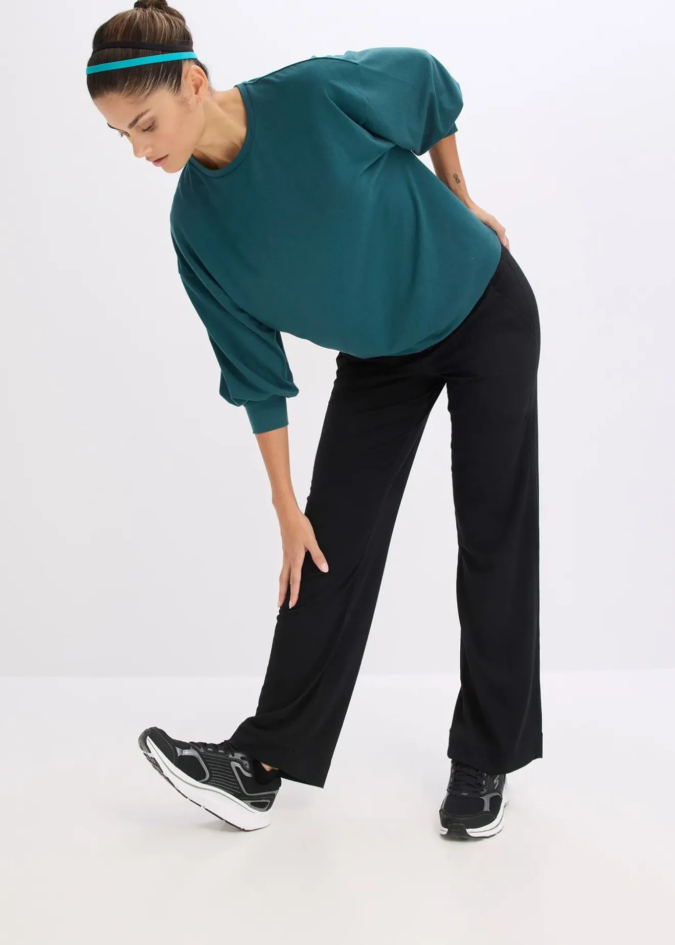 Femme bonprix Vêtements De Sport|Pantalons|Pantalon de sport à poches latérales, séchage rapide