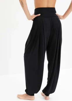 Femme bonprix Vêtements De Sport|Pantalons|Pantalon de sport ample avec taille retroussable