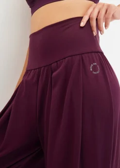 Femme bonprix Vêtements De Sport|Pantalons|Pantalon de sport ample avec taille retroussable