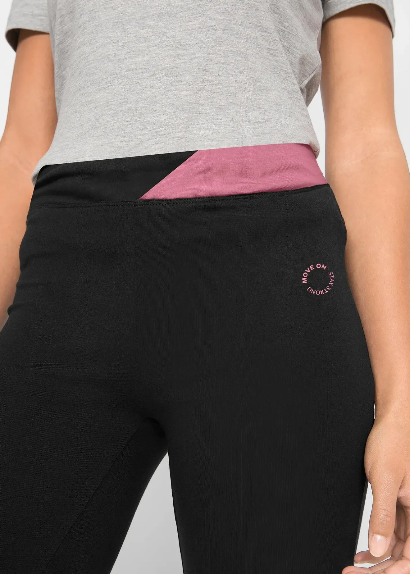 Femme bonprix Vêtements De Sport|Pantalons|Pantalon de sport en coton, jambes évasées