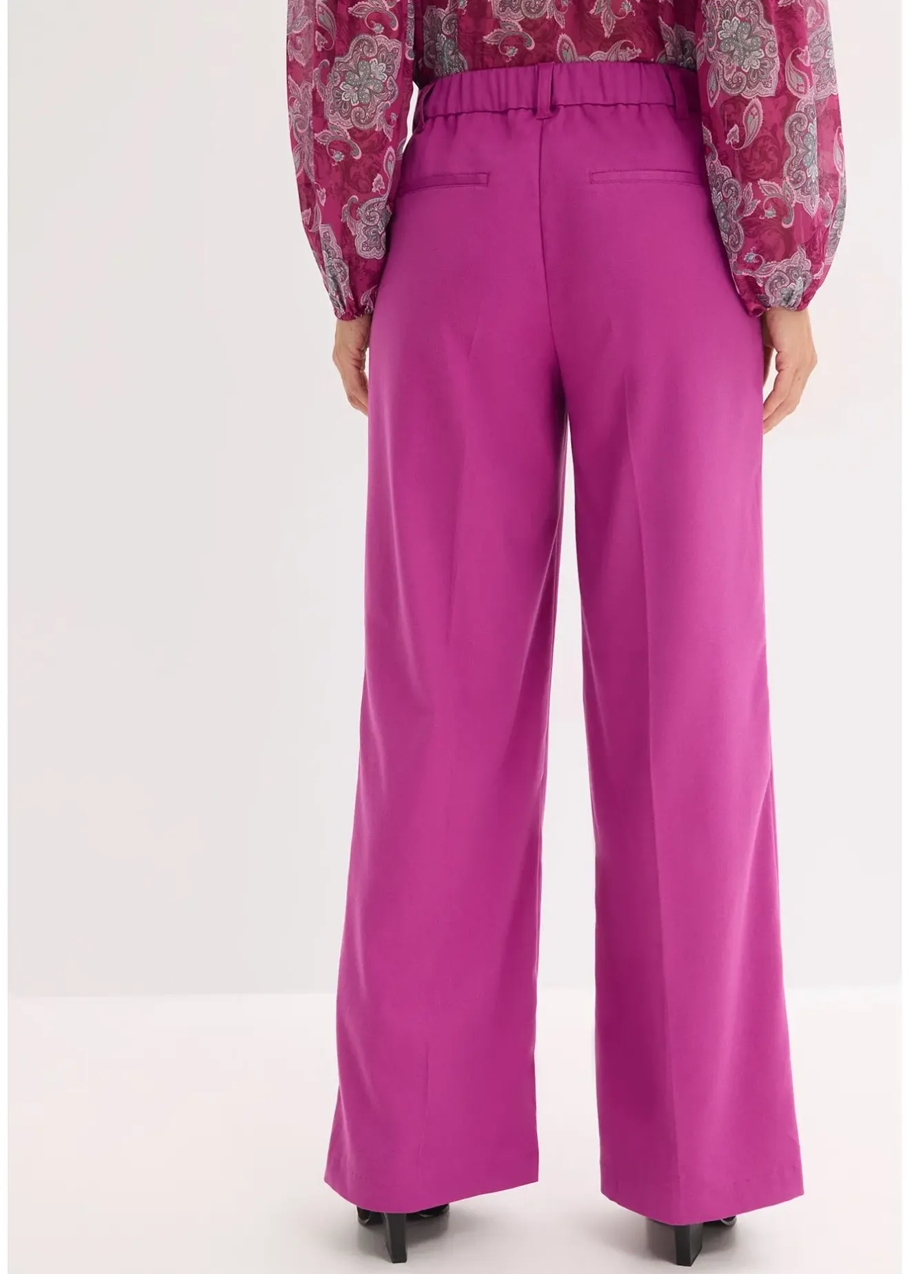 bonprix Pantalon de tailleur à rayures tennis|Femme Pantalons