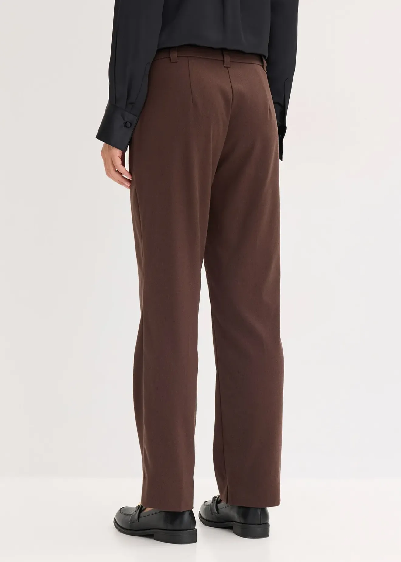 bonprix Pantalon de tailleur avec fentes|Femme Pantalons