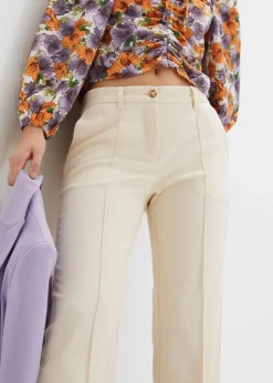 bonprix Pantalon de tailleur, coupe flare|Femme Pantalons